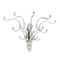 Hello Honey® 7.5" White Decorative Distressed Metal Wall Hook